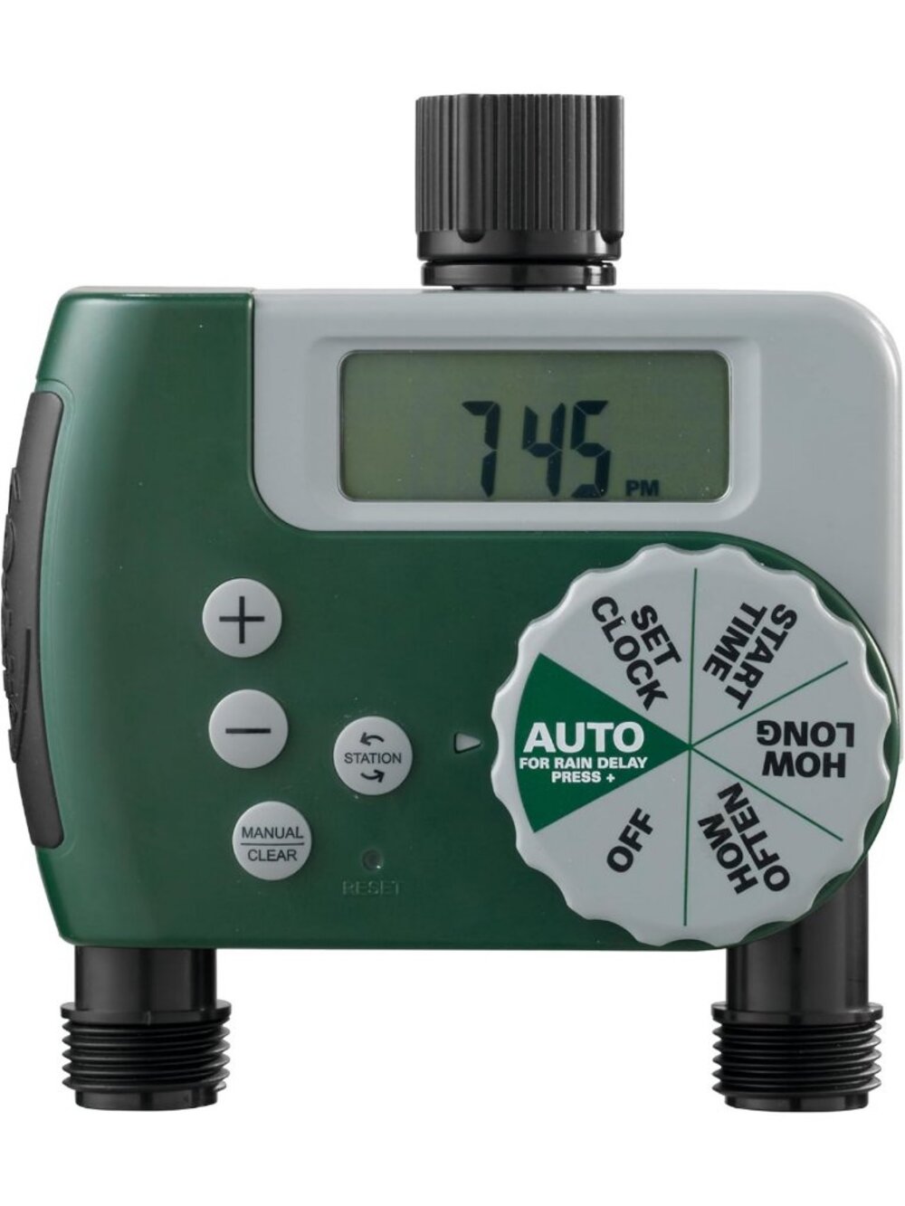Programmable Digital Hose Watering Timer with 2 Outlets for Efficient Garden